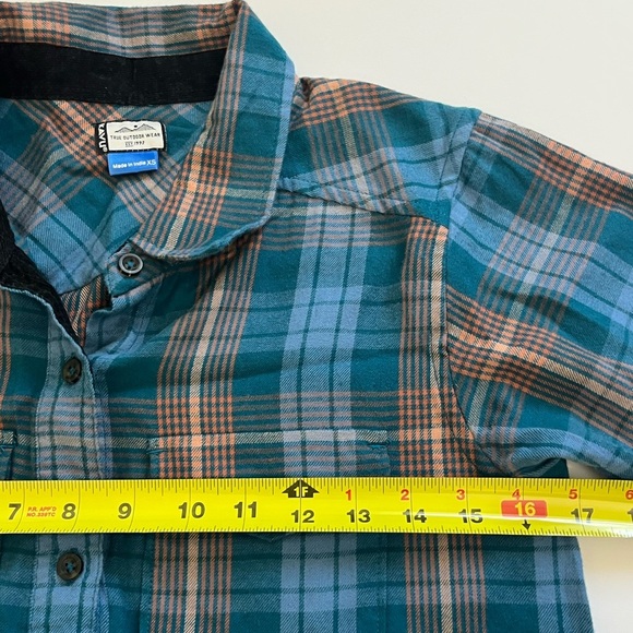 Kavu Women’s High Horizon Flannel Shirt Blue Size XS Button Up - Picture 6 of 8
